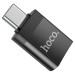 Перехідник Hoco UA17 Type-C Male to USB Female USB3.0 (Чорний) в магазині vchehle.ua