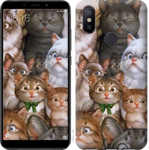 

Чехол коты для Xiaomi Mi 6X 757705