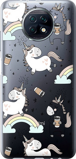 

Чохол Єдиноріг і кава на Xiaomi Redmi Note 9T 1607271