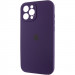 Фото Чехол Silicone Case Full Camera Protective (AA) NO LOGO для Apple iPhone 12 Pro Max (6.7") (Фиолетовый / Elderberry) в магазине vchehle.ua