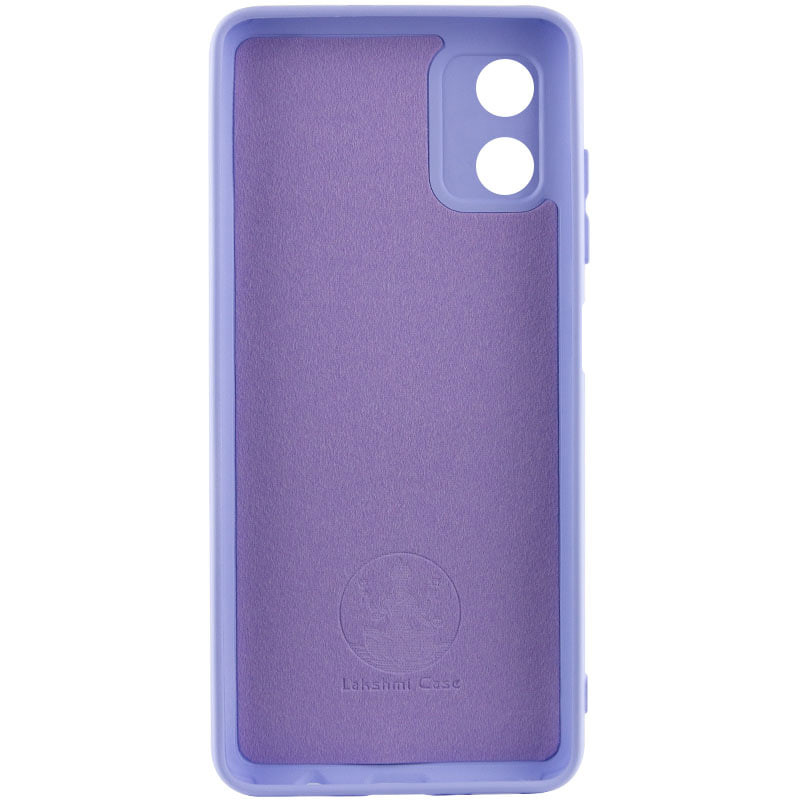 Фото Чехол Silicone Cover Lakshmi Full Camera (A) для Motorola Moto G04 / E14 (Сиреневый / Dasheen) на vchehle.ua