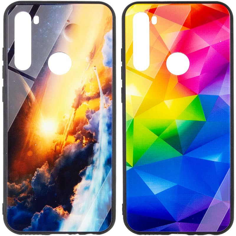 TPU+Glass чехол Diversity для Xiaomi Redmi Note 8 / Note 8 2021