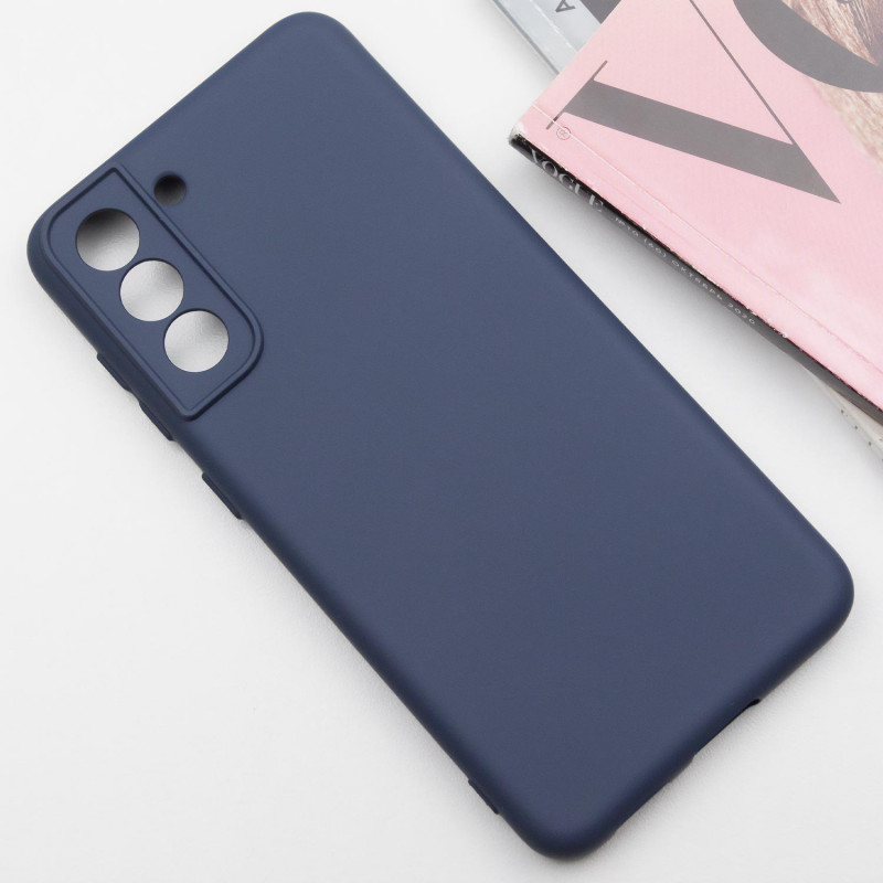 Фото Чохол Silicone Cover Lakshmi Full Camera (A) на Samsung Galaxy S22+ (Синій / Midnight Blue) на vchehle.ua