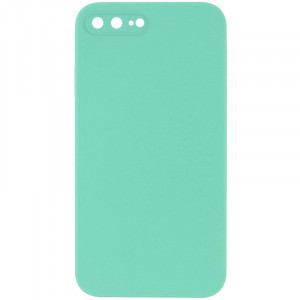 Silicone Case Square Full Camera Protective (AA) NOLOGO для iPhone 8 plus (5.5")