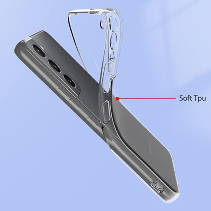 TPU чохол Epic Transparent 1,5mm Full Camera на Samsung Galaxy S21 FE (Прозорий (прозорий)) в магазині vchehle.ua