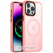 TPU+PC чохол Metal Buttons with Magnetic Safe Colorful на Apple iPhone 16 Pro Max (6.9") (Рожевий)