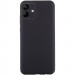 Чехол TPU GETMAN Liquid Silk Full Camera для Samsung Galaxy A06 (Черный / Black)
