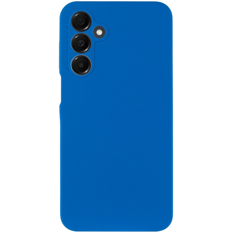 Фото Чехол Silicone Cover Lakshmi Full Camera (AA) для Samsung Galaxy A16 4G/5G (Синий / Navy blue) на vchehle.ua