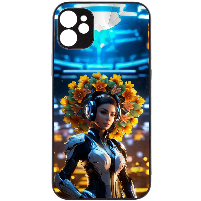 TPU+PC чехол Prisma Ladies для Apple iPhone 11 (6.1") (Cyberpunk)