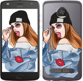 

Чехол Девушка v3 для Motorola Moto Z2 Play 843237