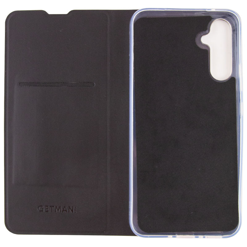 Фото Кожаный чехол-книжка GETMAN Elegant (PU) для Samsung Galaxy A54 5G (Черный) в магазине vchehle.ua