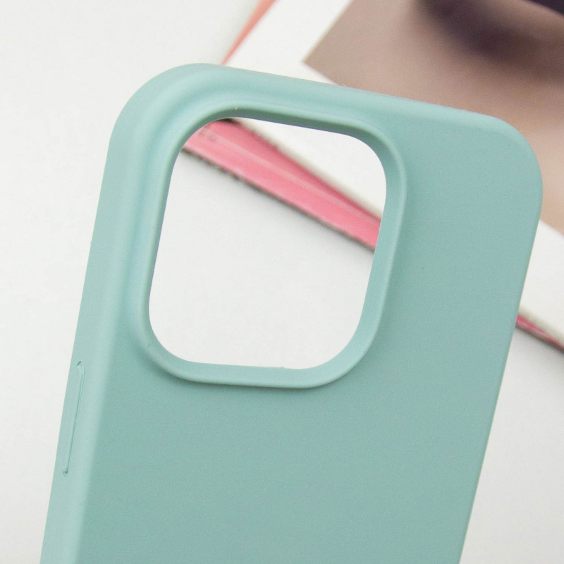 Фото Чехол Silicone Case Full Protective (AA) NO LOGO для Apple iPhone 16 Pro (6.3") (Бирюзовый / Beryl) в магазине vchehle.ua