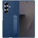 Кожаный чехол Leather Case (AAA) with stand для Samsung Galaxy Z Fold7 (Navy)