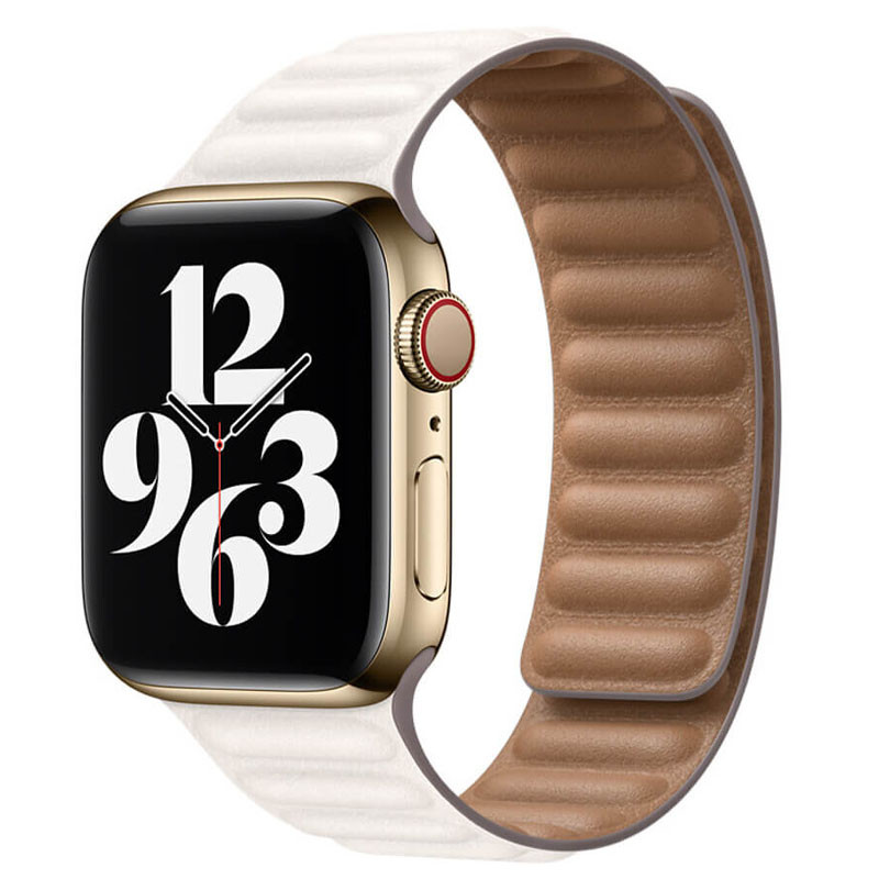 

Шкіряний ремінець Leather Link для Apple watch 38mm/40mm (Білий / Chalk) 1212955