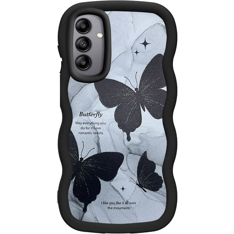 Чохол TPU Cloudy Pictures на Samsung Galaxy A25 5G (Butterflies)