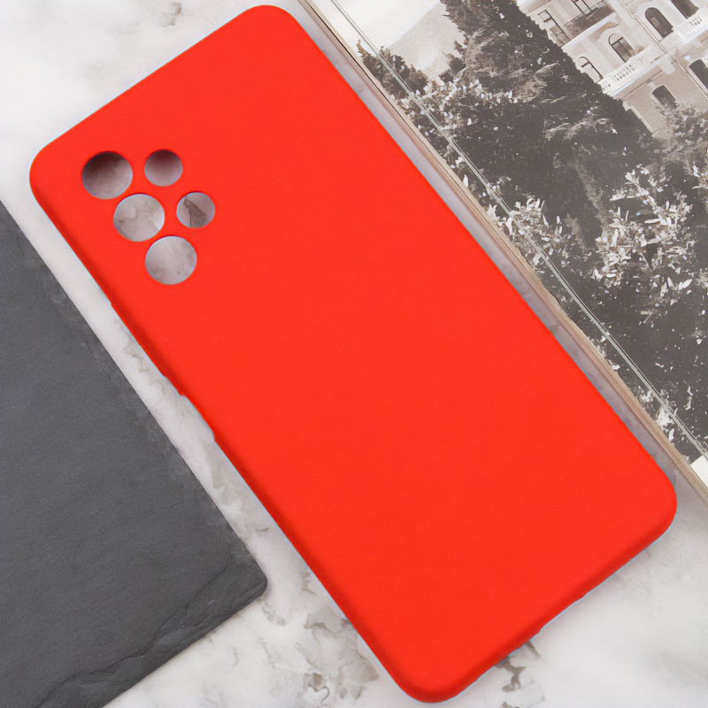 Фото Чохол Silicone Cover Lakshmi Full Camera (AAA) на Samsung Galaxy A32 4G (Червоний / Red) в маназині vchehle.ua