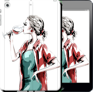 

Чехол Девушка с бокалом для iPad mini (2019) 841287