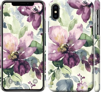 

Чохол Квіти аквареллю на iPhone X 631932