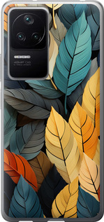 

Чохол Кольорове листя на Xiaomi Redmi K40S 1629409
