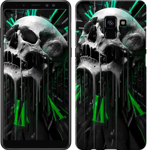 

Чохол Череп-годинник на Samsung Galaxy A8 Plus 2018 A730F 645064