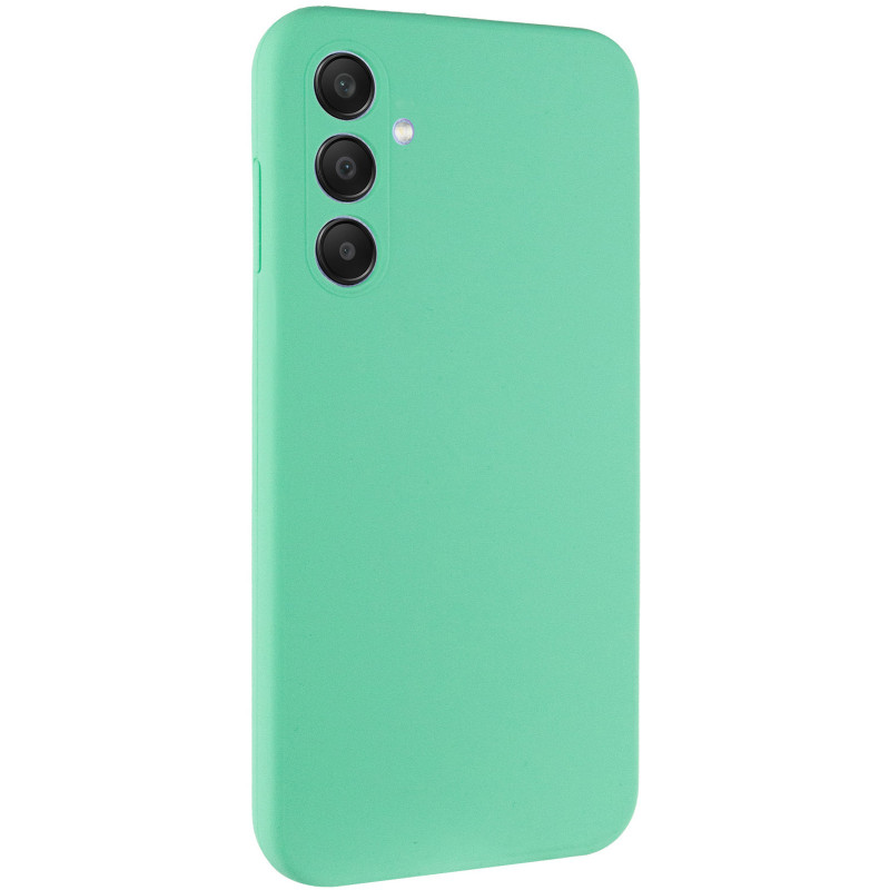 Чохол Silicone Cover Lakshmi Full Camera (AA) на Samsung Galaxy A36 5G (Ментоловий / Mint)