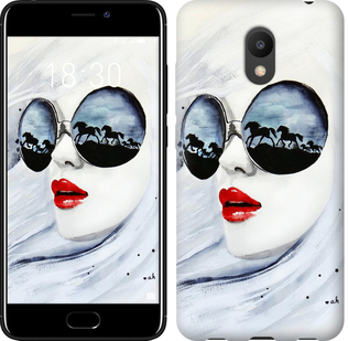 

Чехол Девушка акварелью для Meizu M6 605301