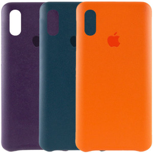 Шкіряний чохол AHIMSA PU Leather Case Logo (A) на Apple iPhone XS Max (6.5")