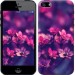 Чехол Пурпурные цветы для iPhone 5s