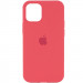 Чехол Silicone Case Full Protective (AA) для Apple iPhone 14 Pro Max (6.7") (Красный / Camellia)