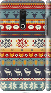 

Чохол Різдвяний орнамент на Meizu 15 Plus 955890
