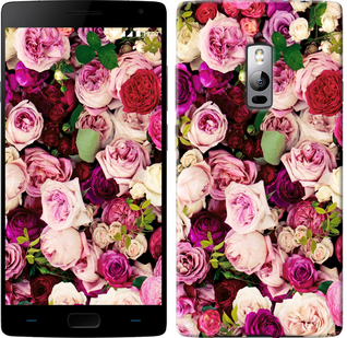 Чехол Розы и пионы для OnePlus 2