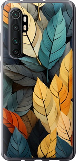 

Чохол Кольорове листя на Xiaomi Mi Note 10 Lite 1629362