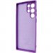 Чехол Silicone Cover Lakshmi Full Camera (A) для Samsung Galaxy S24 Ultra (Фиолетовый / Purple) в магазине vchehle.ua