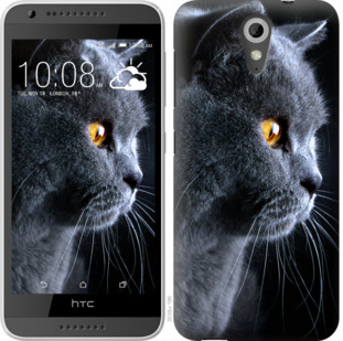 

Чехол Красивый кот для HTC Desire 620G 923599