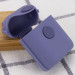 Силиконовый футляр на магните для наушников AirPods 1/2 (Серый / Lavender Gray) в магазине vchehle.ua