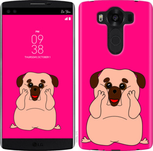 

Чохол Веселий мопс на LG V10 H962 928402