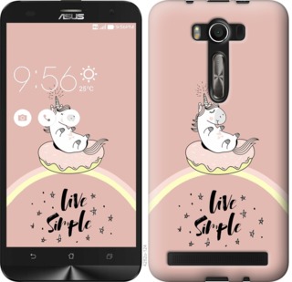 

Чехол Единорожка в пончике для Asus ZenFone 2 Laser 2 ZE550KL 719618