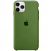 Чохол Silicone Case (AA) на Apple iPhone 11 Pro Max (6.5") (Зелений / Army green)