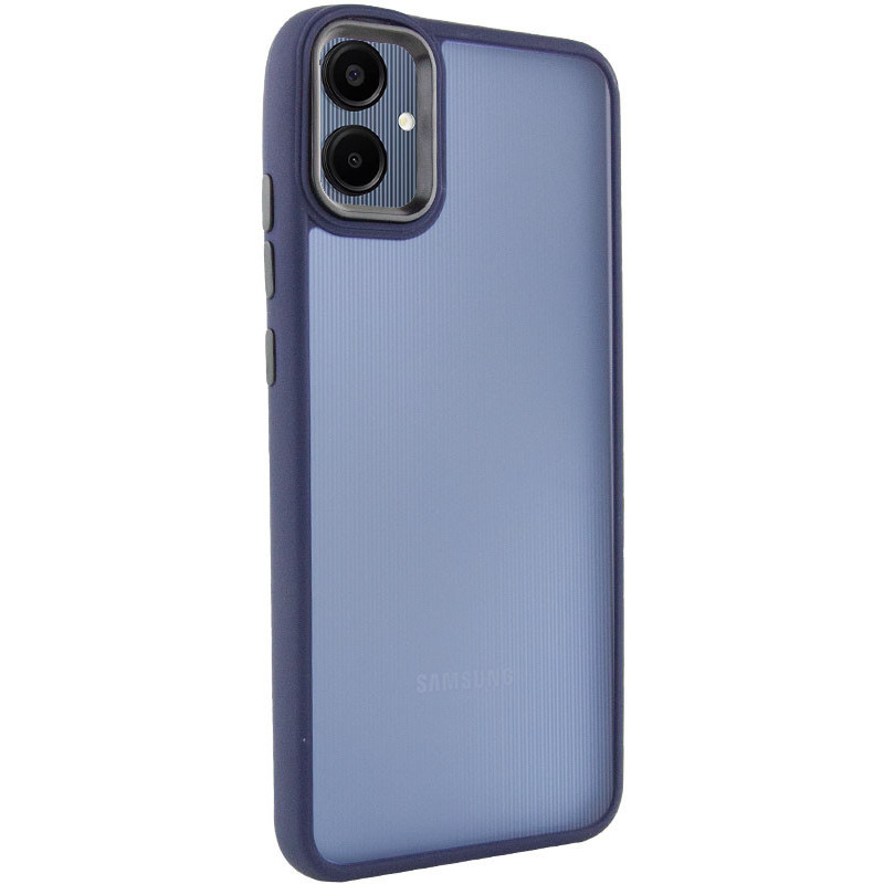 Чехол TPU+PC Lyon Frosted для Samsung Galaxy A07 (Navy Blue)
