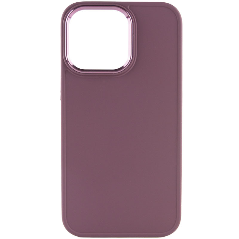 Фото TPU чехол Bonbon Metal Style для Apple iPhone 14 Pro (6.1") (Бордовый / Plum) на vchehle.ua