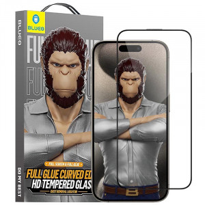 Защитное 3D стекло Blueo Hot Bending для Apple iPhone 15 Pro Max (6.7")