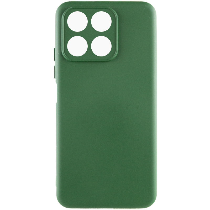 Чехол Silicone Cover Lakshmi Full Camera (A) для Huawei Honor X8a (Зеленый / Dark green)