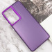 Фото TPU+PC чехол Magic glow with protective edge для Samsung Galaxy S21 Ultra (Purple) на vchehle.ua