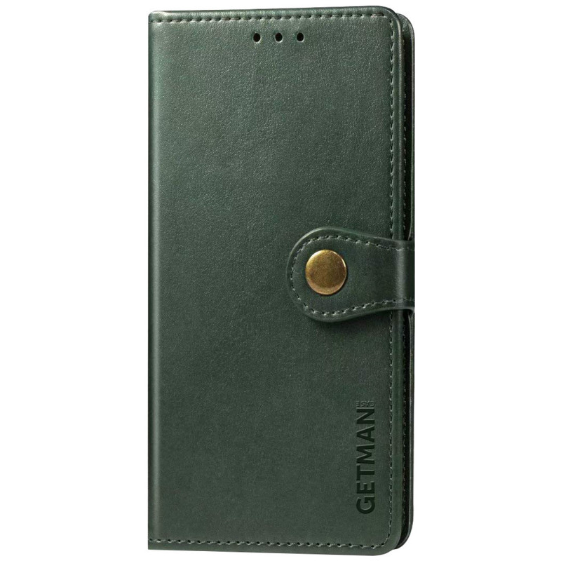 Шкіряний чохол книжка GETMAN Gallant (PU) для Samsung Galaxy M01 Core / A01 Core (Зелений)