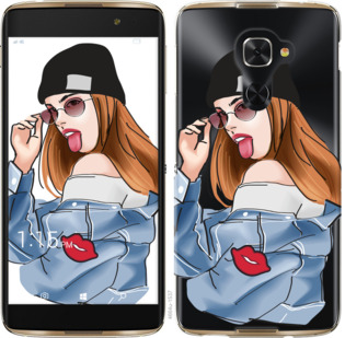 

Чехол Девушка v3 для Alcatel Idol 4 Pro 924043