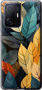 

Чехол Кольорове листя для Xiaomi 11T 1629416