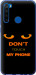 Чехол Don't touch the phone для Xiaomi Redmi Note 8T