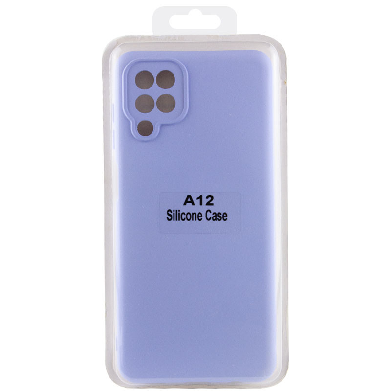 Купить Чехол Silicone Cover Lakshmi Full Camera (A) для Samsung Galaxy A12 / M12 (Сиреневый / Dasheen) на vchehle.ua