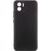 Чохол TPU GETMAN Liquid Silk Full Camera на Xiaomi Redmi A1 / A2 (Чорний / Black)