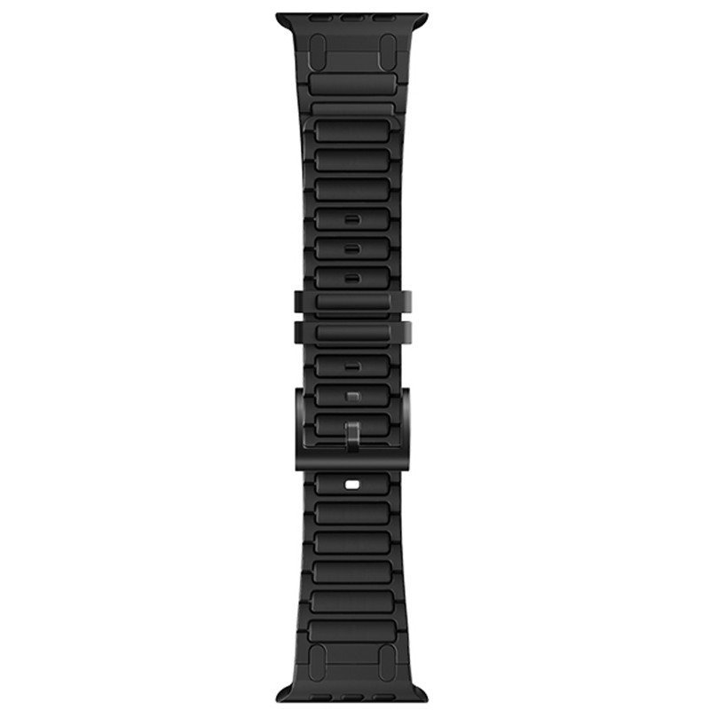 Ремешок Hoco WA35 Emir series thickened silicone strap для Apple watch 44/45/46/49mm (Black)